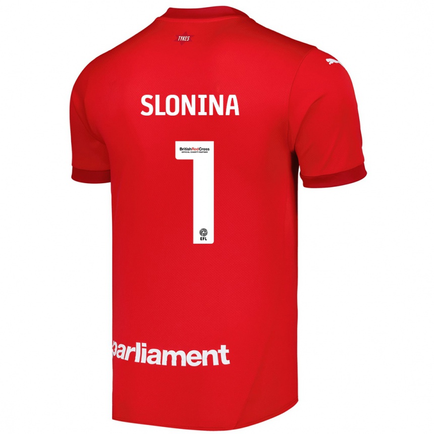 Kids Football Gabriel Slonina #1 Red Home Jersey 2024/25 T-Shirt Uk