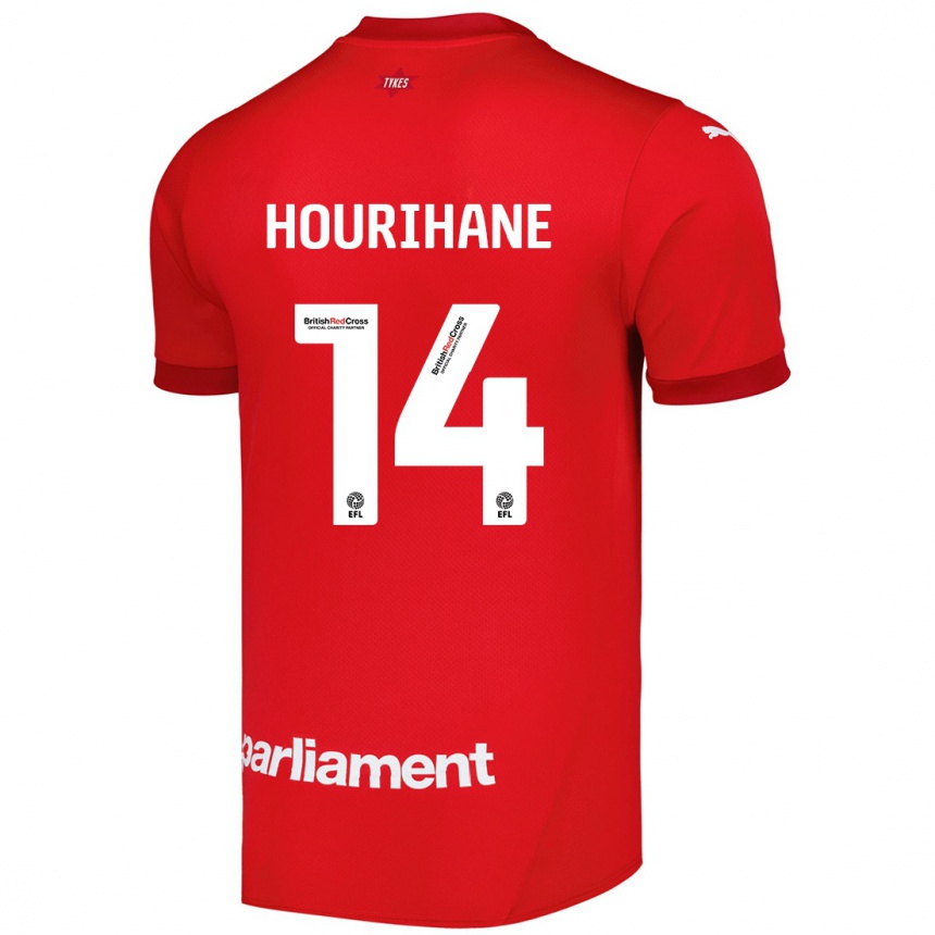 Kids Football Conor Hourihane #14 Red Home Jersey 2024/25 T-Shirt Uk