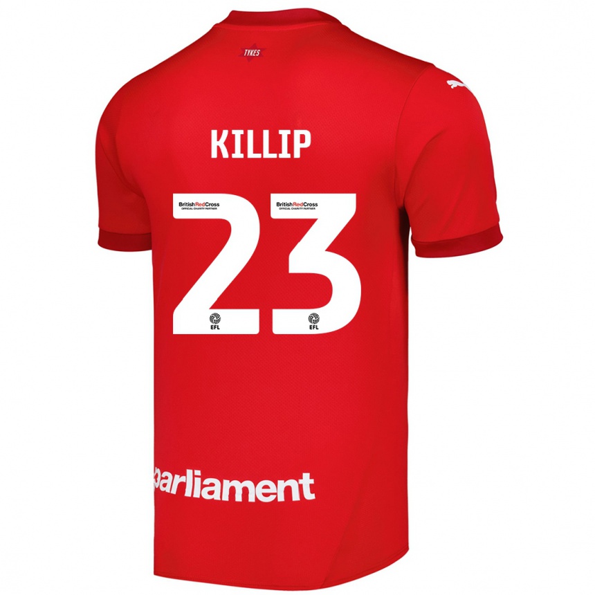 Kids Football Ben Killip #23 Red Home Jersey 2024/25 T-Shirt Uk