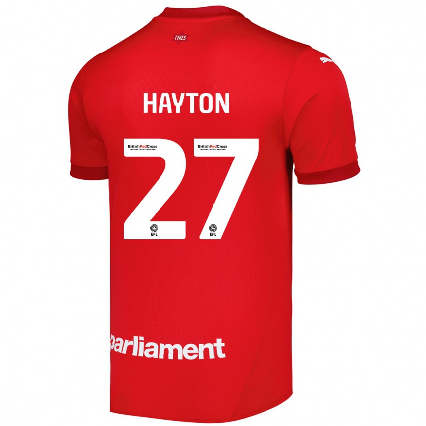 Kids Football Adam Hayton #27 Red Home Jersey 2024/25 T-Shirt Uk