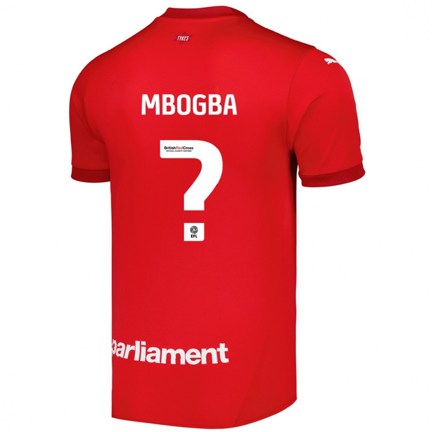 Kids Football Malachi Mbogba #0 Red Home Jersey 2024/25 T-Shirt Uk