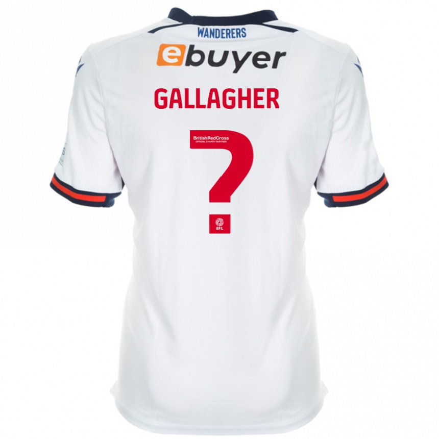 Kids Football Tamzin Gallagher #0 White Home Jersey 2024/25 T-Shirt Uk