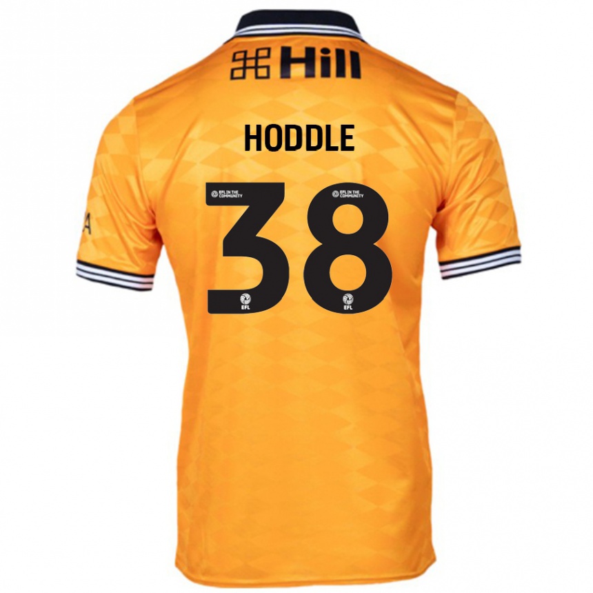 Kids Football George Hoddle #38 Orange Home Jersey 2024/25 T-Shirt Uk