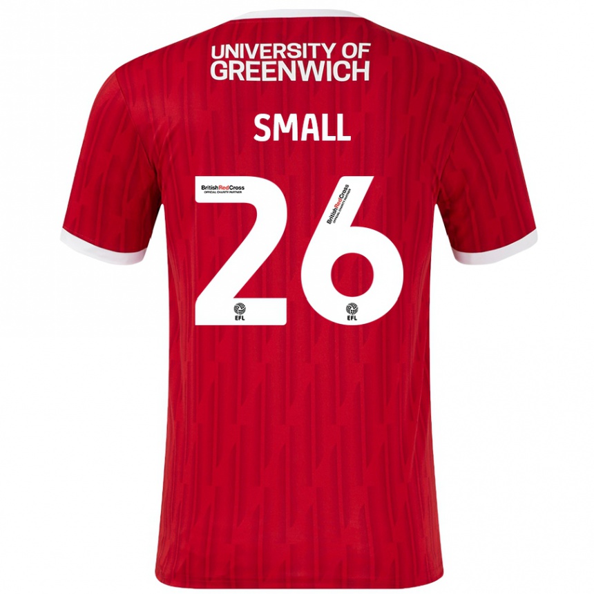 Kids Football Thierry Small #26 Red White Home Jersey 2024/25 T-Shirt Uk