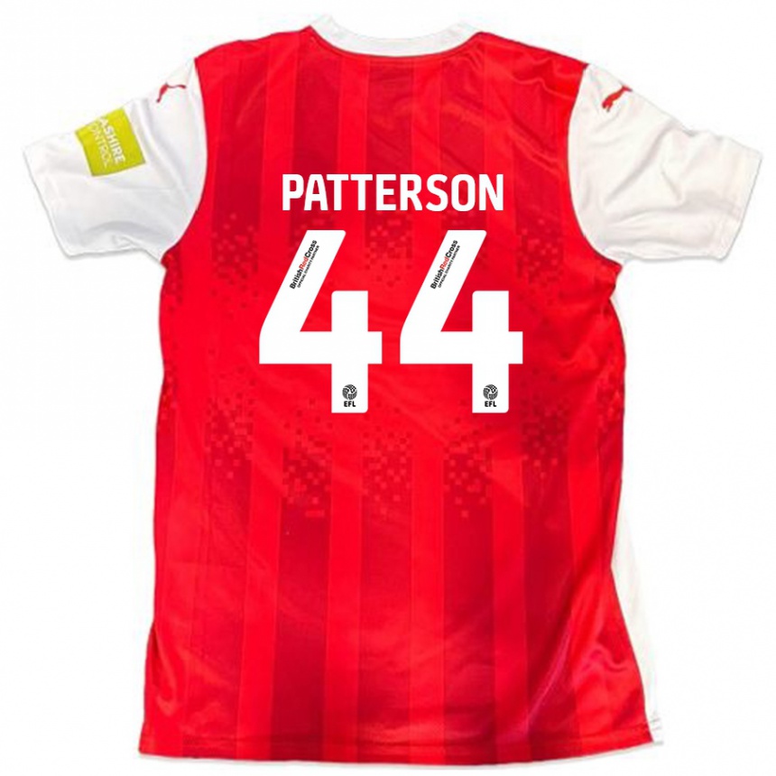 Kids Football Phoenix Patterson #44 Red White Home Jersey 2024/25 T-Shirt Uk