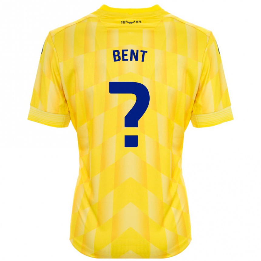 Kids Football Stephaney Bent #0 Yellow Home Jersey 2024/25 T-Shirt Uk