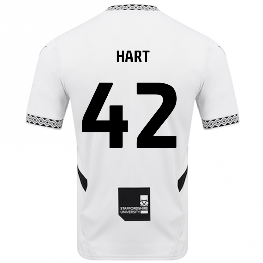 Kids Football Sam Hart #42 White Home Jersey 2024/25 T-Shirt Uk