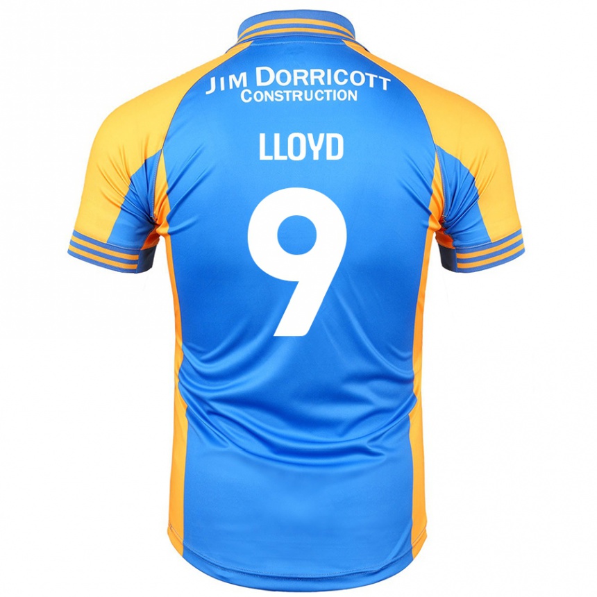 Kids Football George Lloyd #9 Blue Amber Home Jersey 2024/25 T-Shirt Uk