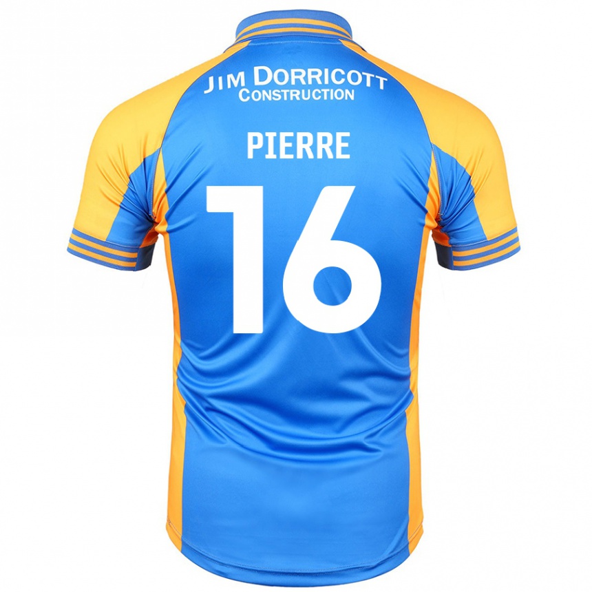 Kids Football Aaron Pierre #16 Blue Amber Home Jersey 2024/25 T-Shirt Uk