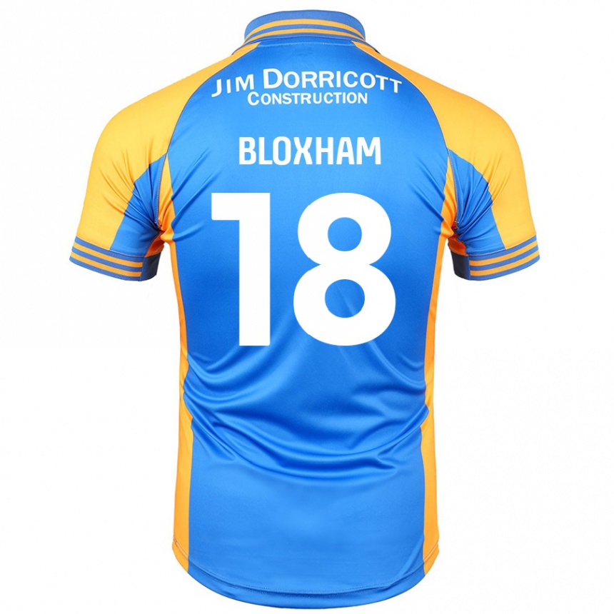 Kids Football Tom Bloxham #18 Blue Amber Home Jersey 2024/25 T-Shirt Uk