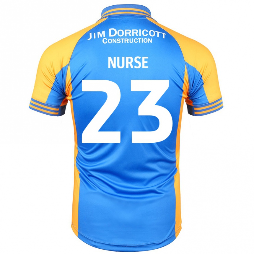 Kids Football George Nurse #23 Blue Amber Home Jersey 2024/25 T-Shirt Uk