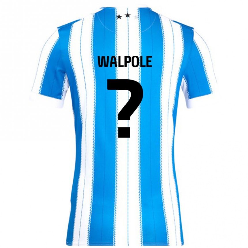 Kids Football Alex Walpole #0 Blue White Home Jersey 2024/25 T-Shirt Uk