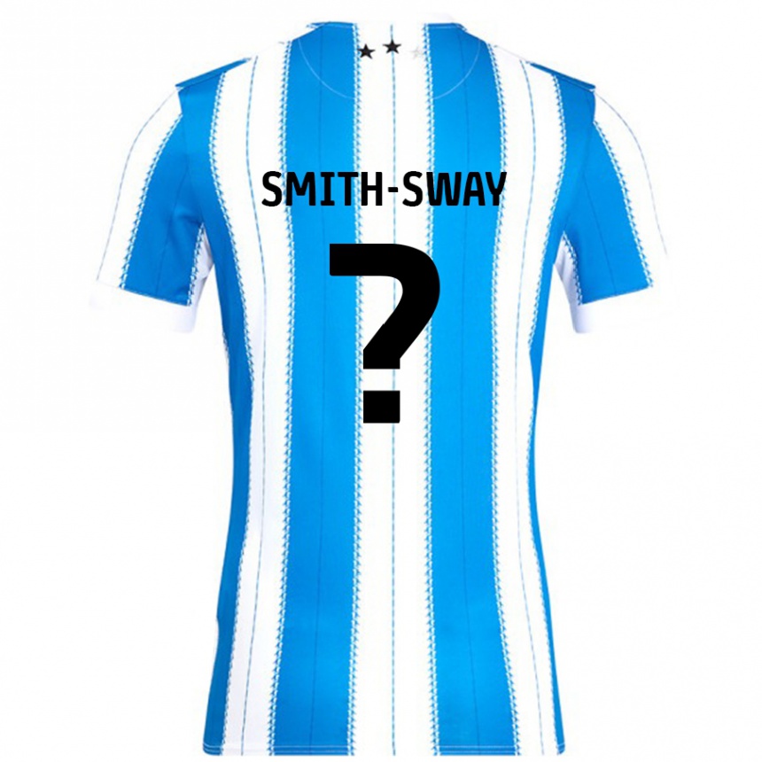 Kids Football Jay Smith-Sway #0 Blue White Home Jersey 2024/25 T-Shirt Uk