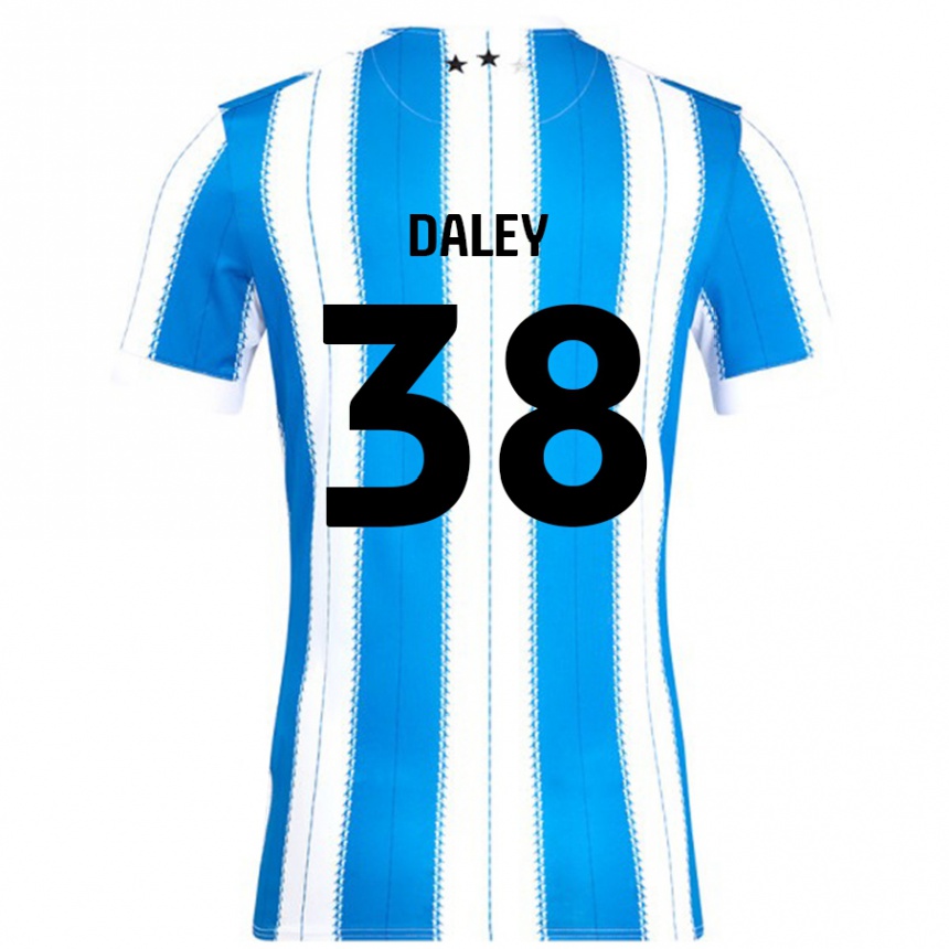 Kids Football Luke Daley #38 Blue White Home Jersey 2024/25 T-Shirt Uk