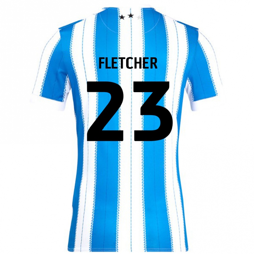 Kids Football Serena Fletcher #23 Blue White Home Jersey 2024/25 T-Shirt Uk