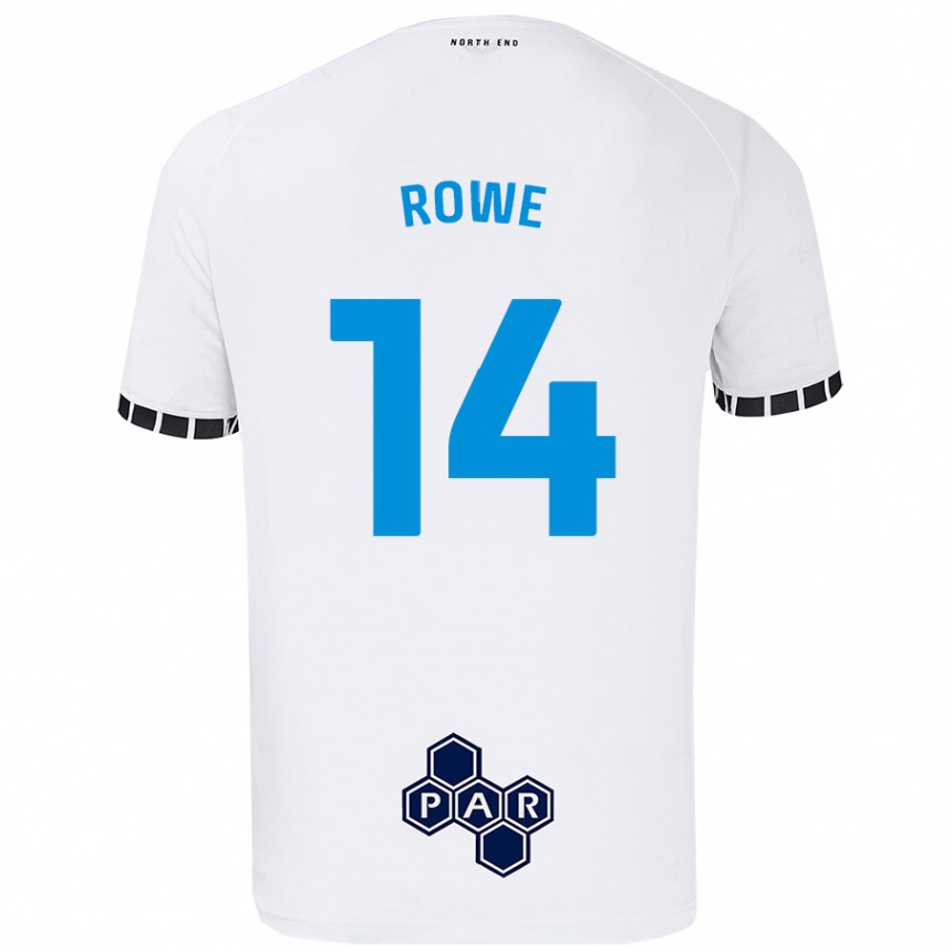 Kids Football Sasha Rowe #14 White Home Jersey 2024/25 T-Shirt Uk