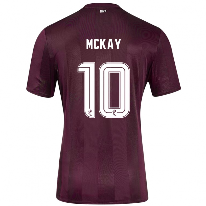 Kids Football Barrie Mckay #10 Burgundy Home Jersey 2024/25 T-Shirt Uk