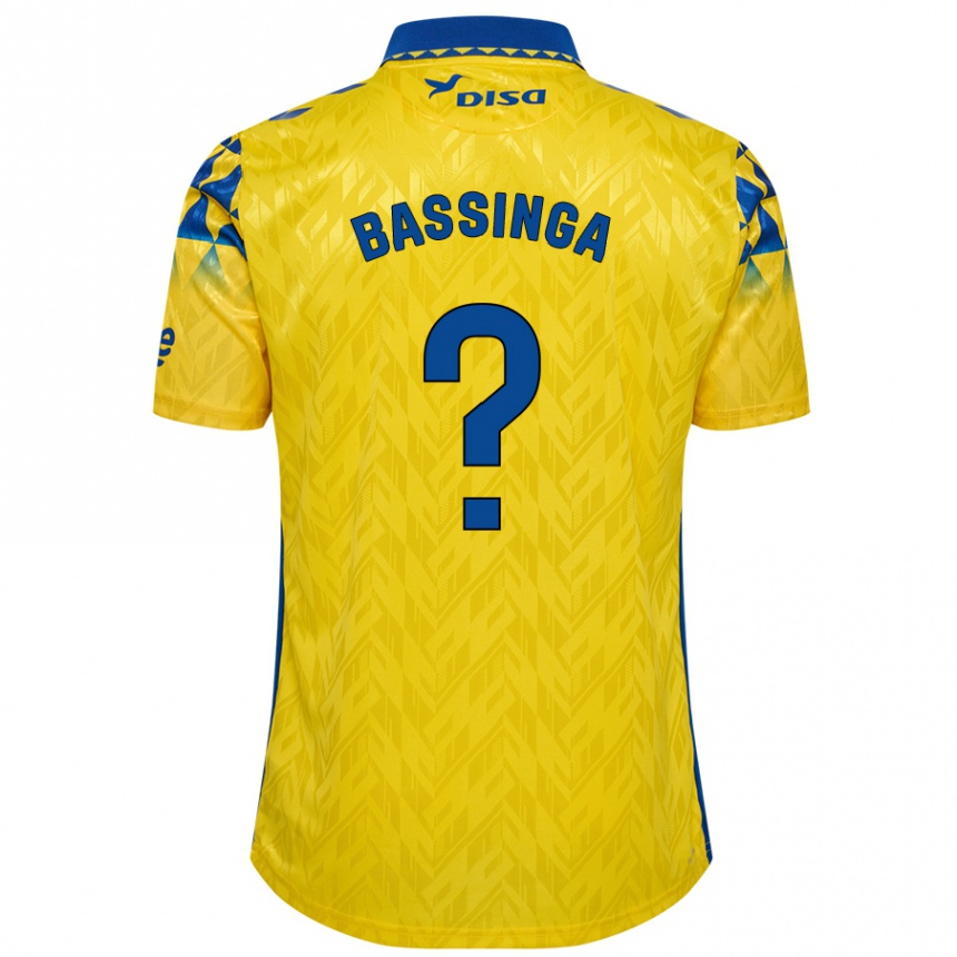 Kids Football Aboubacar Bassinga #0 Yellow Blue Home Jersey 2024/25 T-Shirt Uk