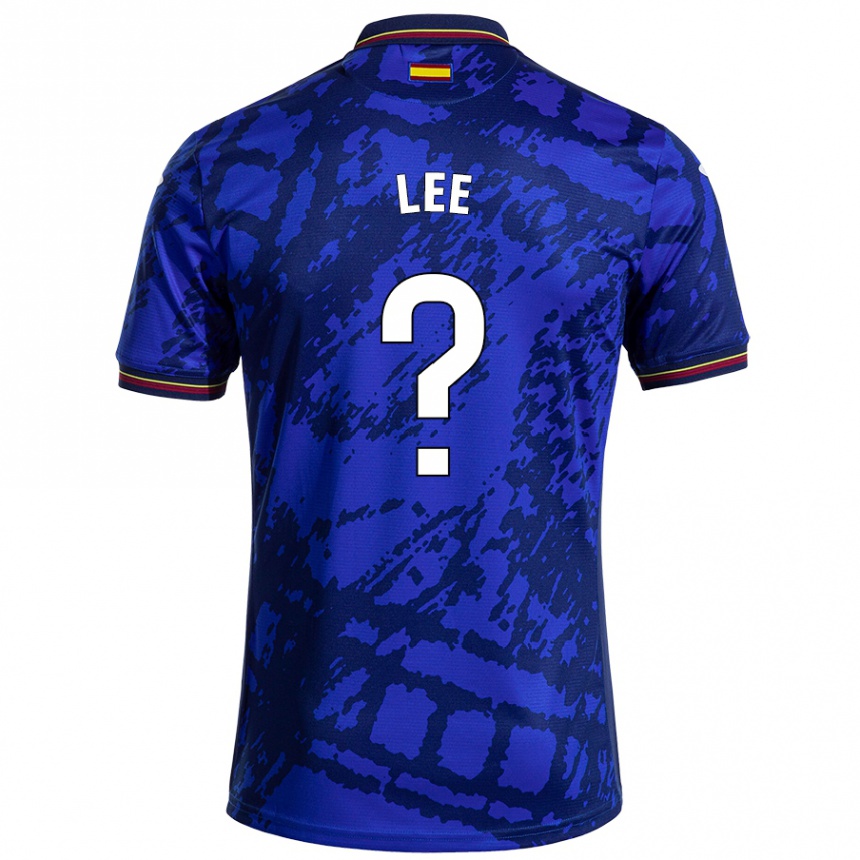 Kids Football Sang-Min Lee #0 Darker Blue Home Jersey 2024/25 T-Shirt Uk