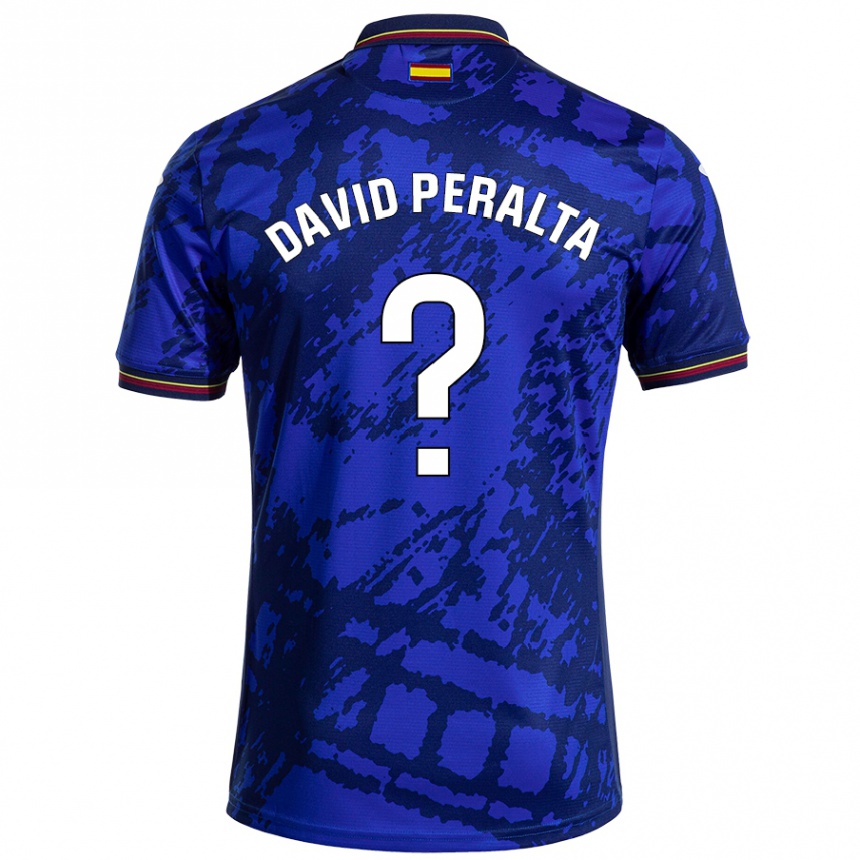 Kids Football Juan David Peralta #0 Darker Blue Home Jersey 2024/25 T-Shirt Uk