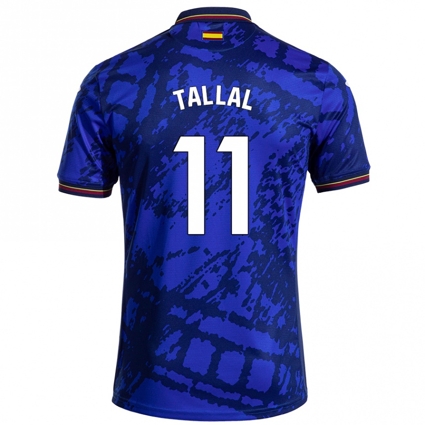 Kids Football Yassin Tallal #11 Darker Blue Home Jersey 2024/25 T-Shirt Uk