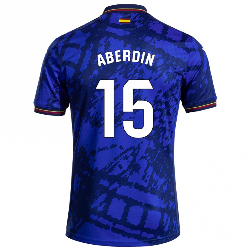 Kids Football Nabil Aberdin #15 Darker Blue Home Jersey 2024/25 T-Shirt Uk