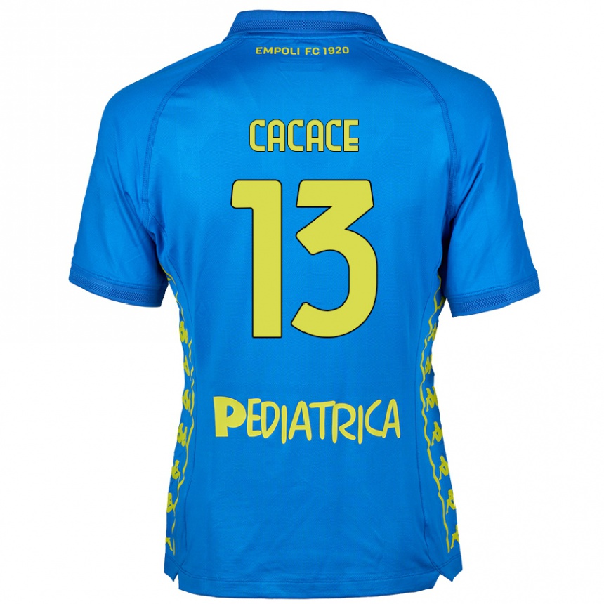 Kids Football Liberato Cacace #13 Blue Home Jersey 2024/25 T-Shirt Uk