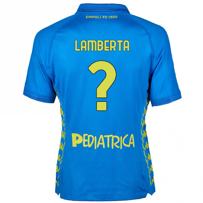 Kids Football Cristian Lamberta #0 Blue Home Jersey 2024/25 T-Shirt Uk