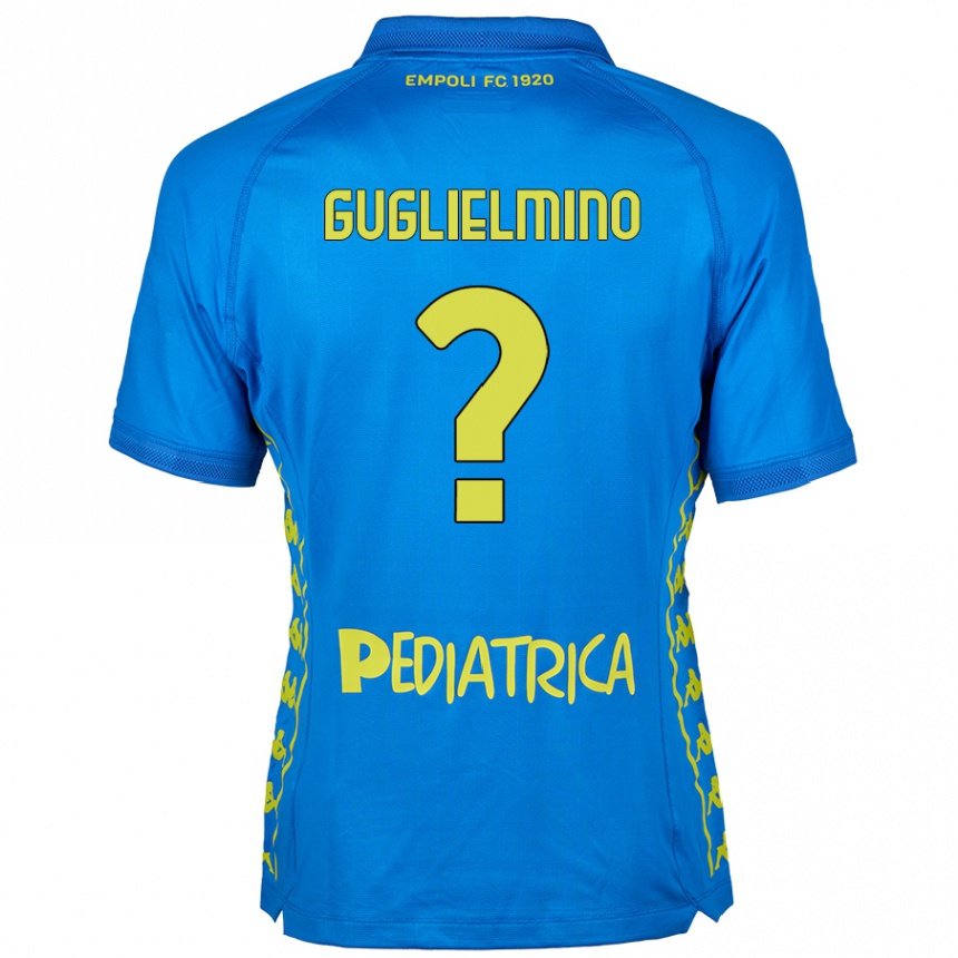 Kids Football Federico Guglielmino #0 Blue Home Jersey 2024/25 T-Shirt Uk