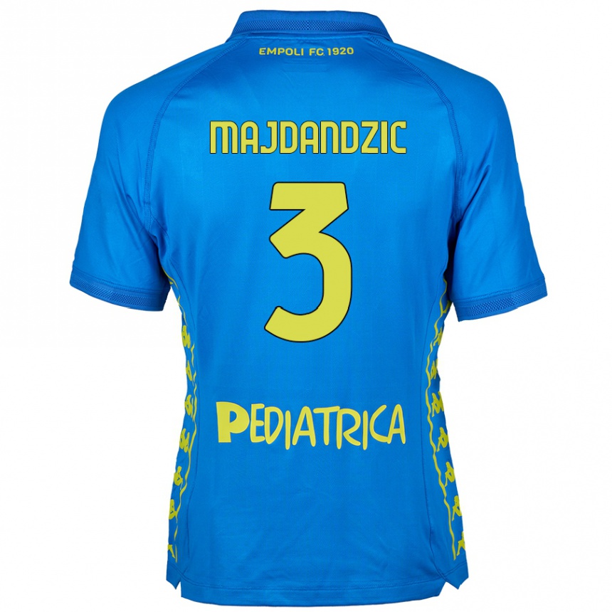 Kids Football Patrik Majdandzic #3 Blue Home Jersey 2024/25 T-Shirt Uk