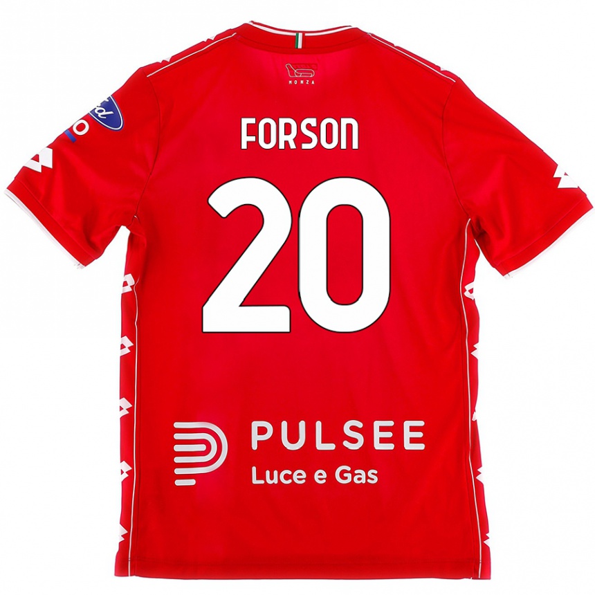 Kids Football Omari Forson #20 Red White Home Jersey 2024/25 T-Shirt Uk