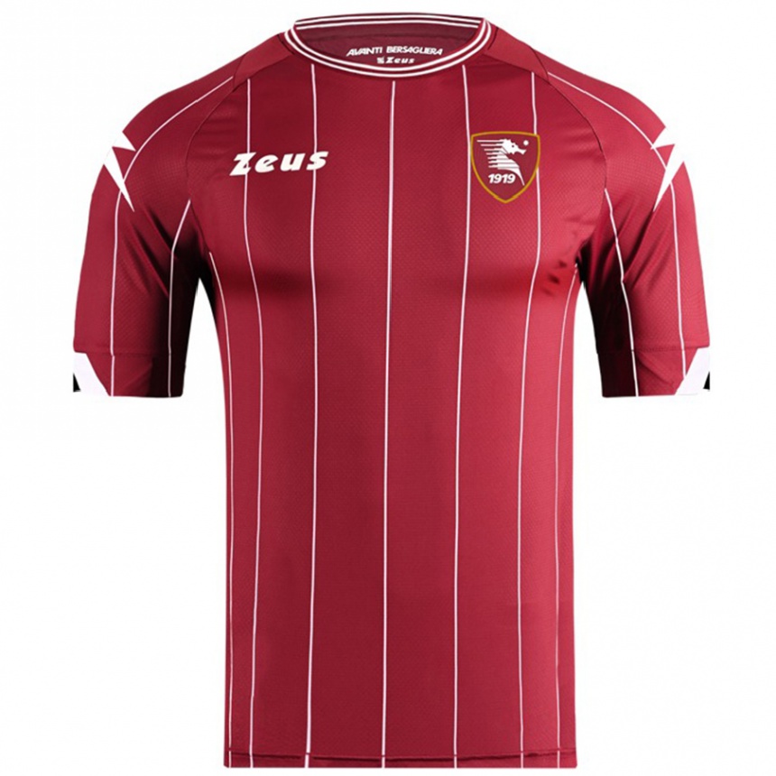 Kids Football Luigi Sepe #55 Burgundy Home Jersey 2024/25 T-Shirt Uk