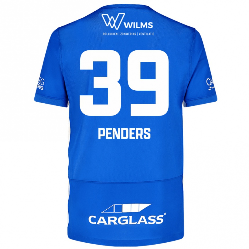 Kids Football Mike Penders #39 Blue Home Jersey 2024/25 T-Shirt Uk