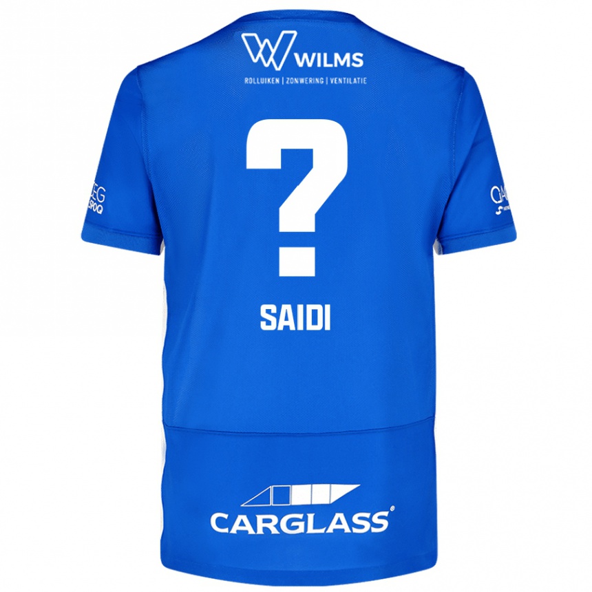 Kids Football Assil Saidi #0 Blue Home Jersey 2024/25 T-Shirt Uk