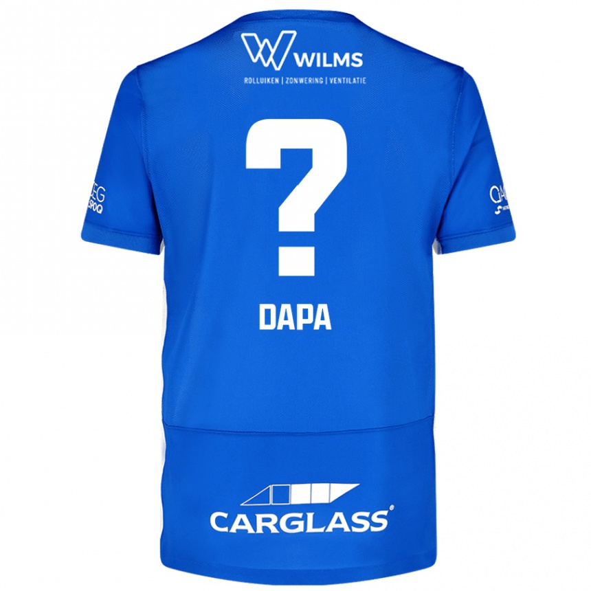 Kids Football Melvyn Dapa #0 Blue Home Jersey 2024/25 T-Shirt Uk