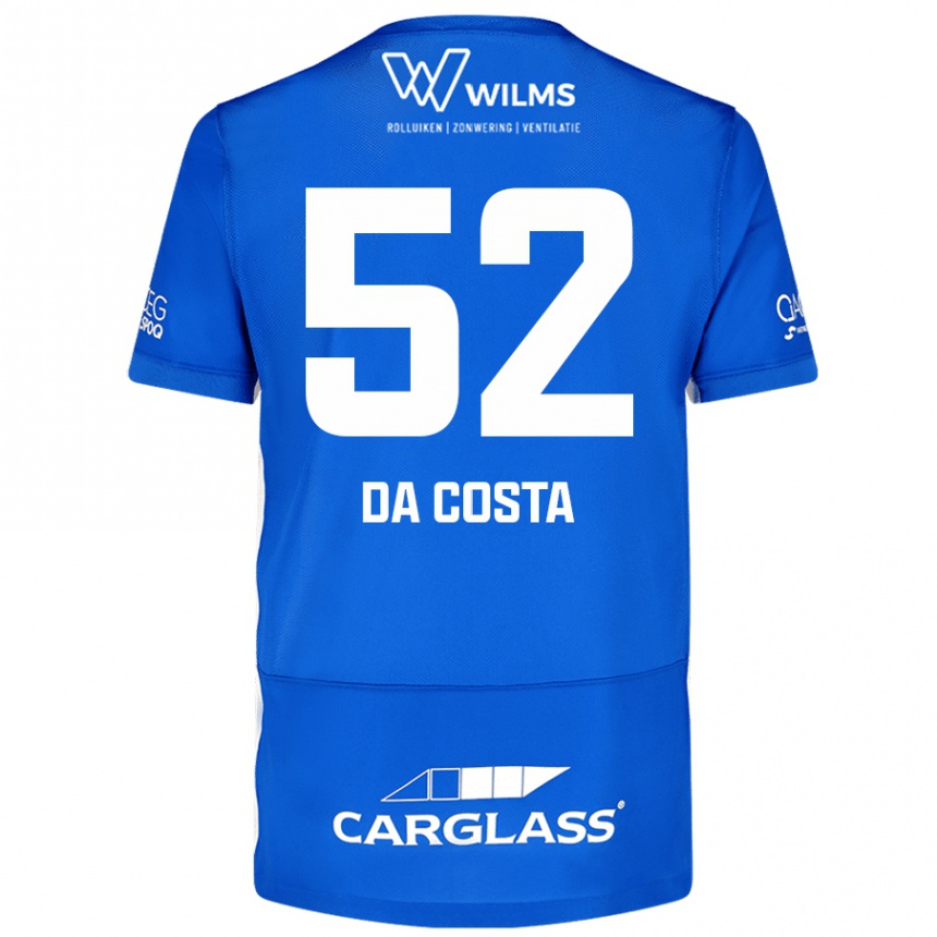 Kids Football Wilson Da Costa #52 Blue Home Jersey 2024/25 T-Shirt Uk