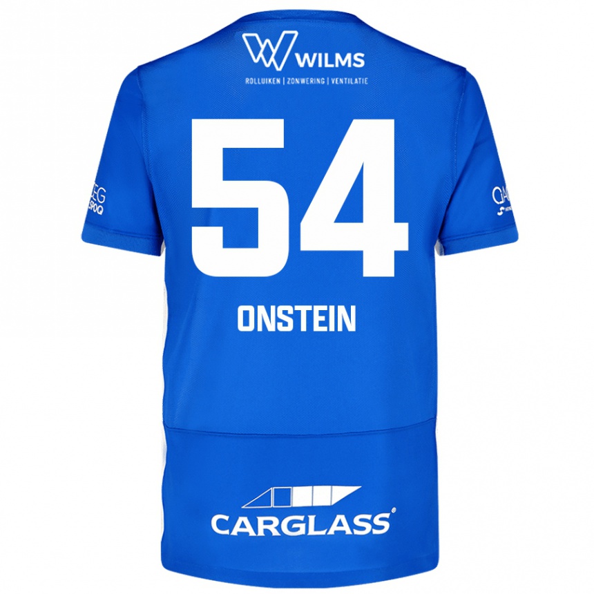 Kids Football Juwensley Onstein #54 Blue Home Jersey 2024/25 T-Shirt Uk