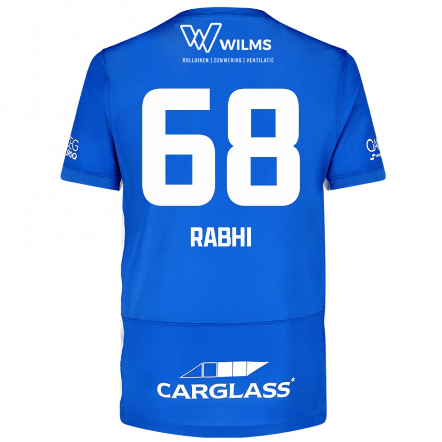 Kids Football Ayman Rabhi #68 Blue Home Jersey 2024/25 T-Shirt Uk