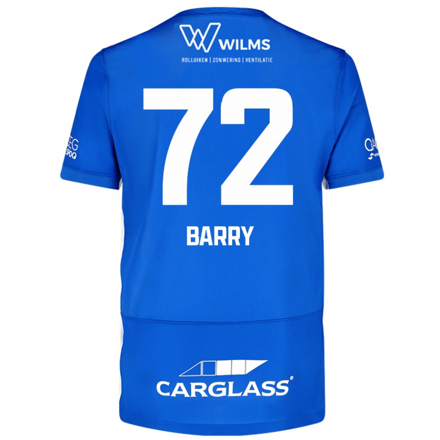 Kids Football Alpha Barry #72 Blue Home Jersey 2024/25 T-Shirt Uk