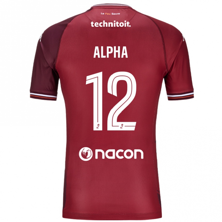 Kids Football Alpha Touré #12 Red Granata Home Jersey 2024/25 T-Shirt Uk