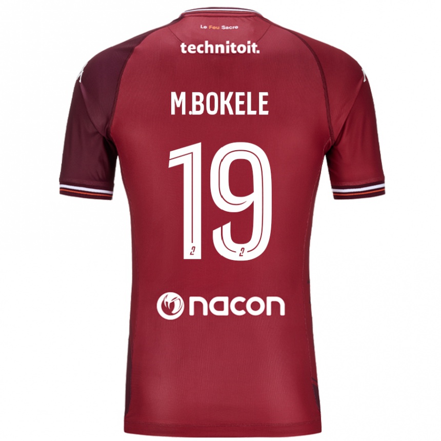 Kids Football Morgan Bokele #19 Red Granata Home Jersey 2024/25 T-Shirt Uk