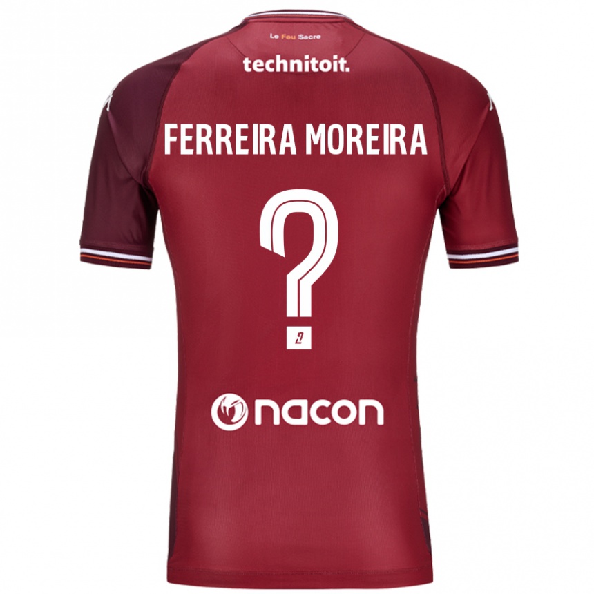 Kids Football Ruben Ferreira Moreira #0 Red Granata Home Jersey 2024/25 T-Shirt Uk