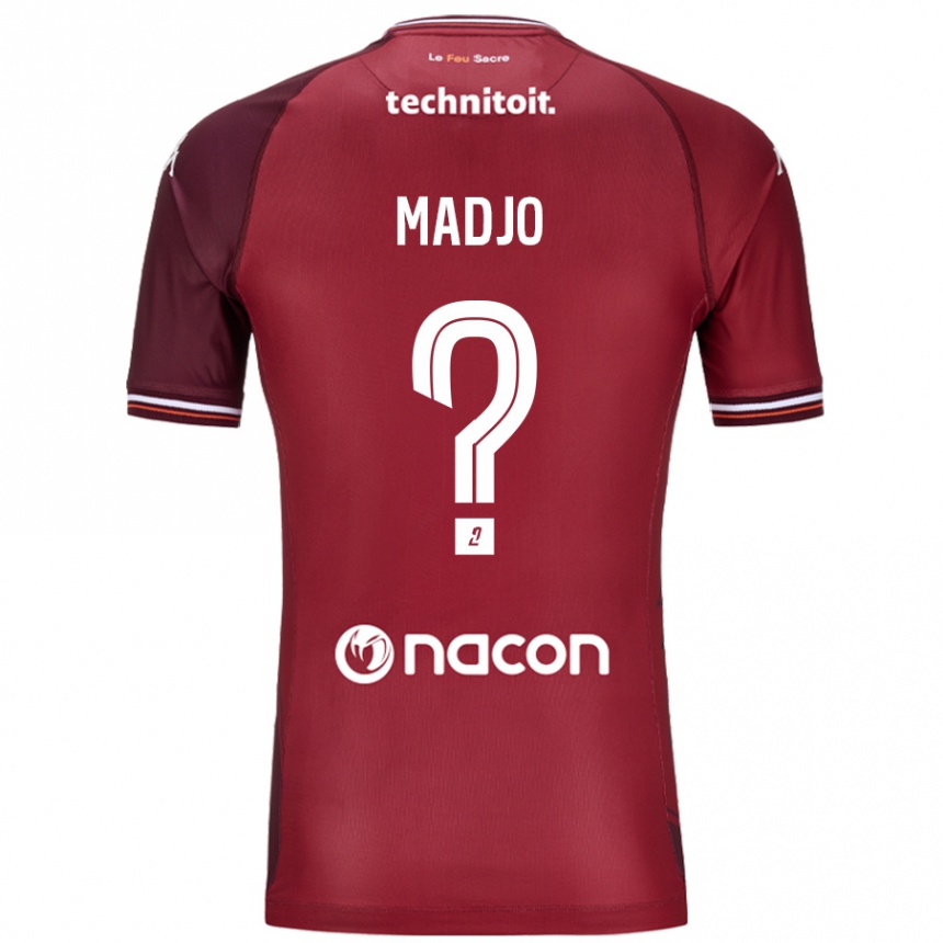 Kids Football Brian Madjo #0 Red Granata Home Jersey 2024/25 T-Shirt Uk