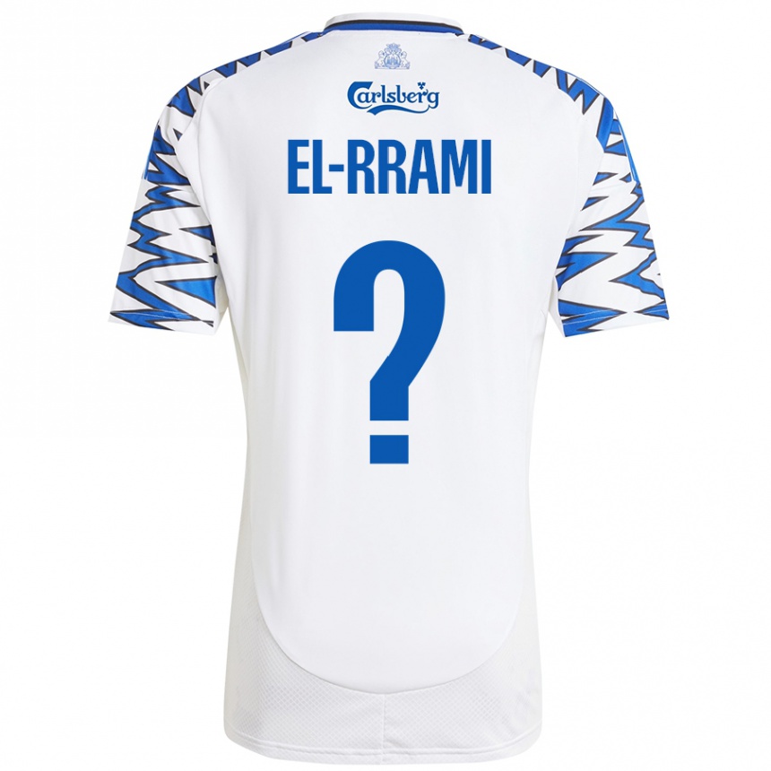 Kids Football Jamil El-Rrami #0 White Sky Blue Home Jersey 2024/25 T-Shirt Uk