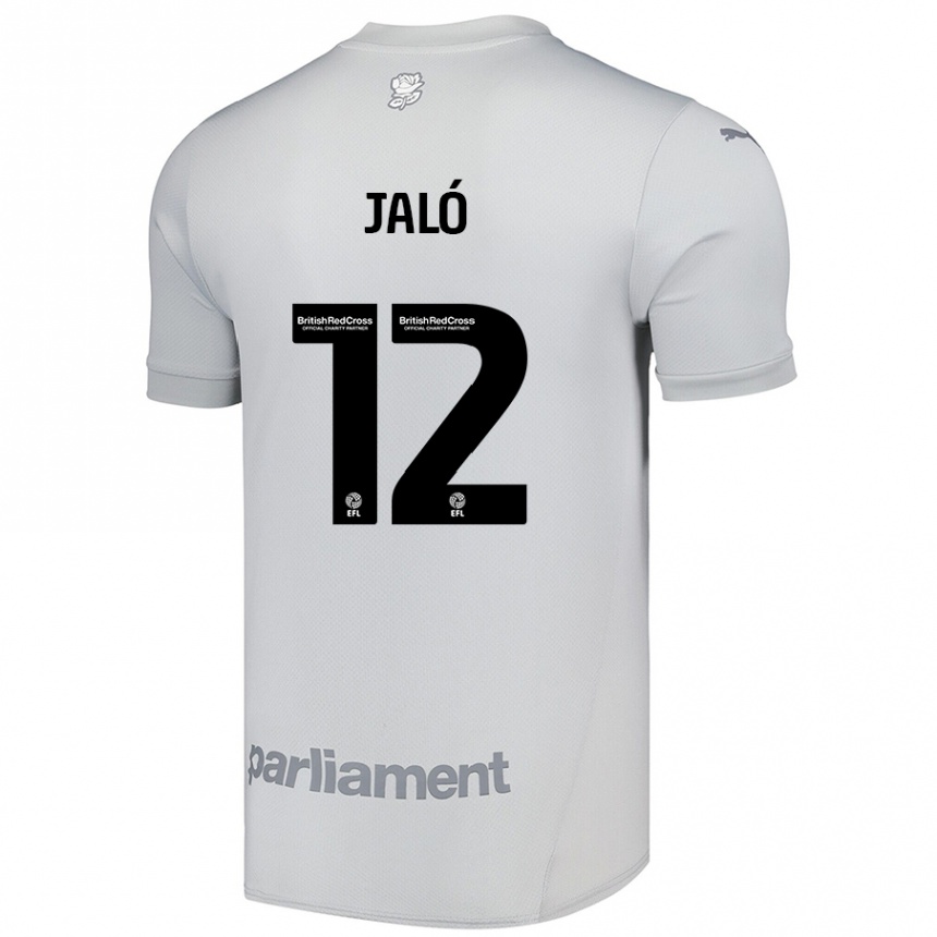 Kids Football Fábio Jaló #12 Silver Gray Away Jersey 2024/25 T-Shirt Uk