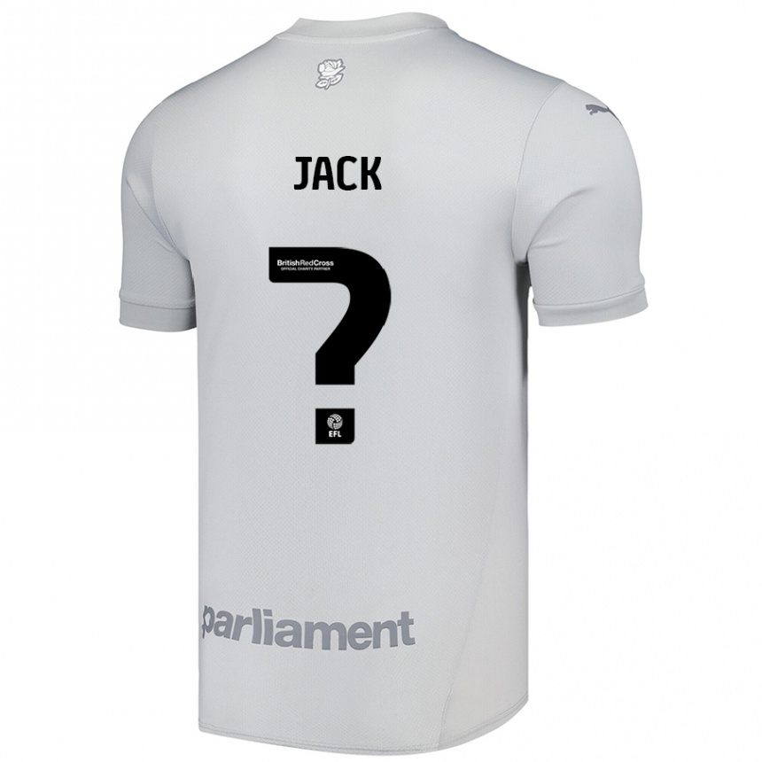 Kids Football Jack Woodcock #0 Silver Gray Away Jersey 2024/25 T-Shirt Uk