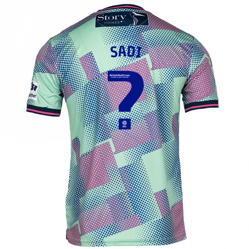 Kids Football Dominic Sadi #0 Green Away Jersey 2024/25 T-Shirt Uk