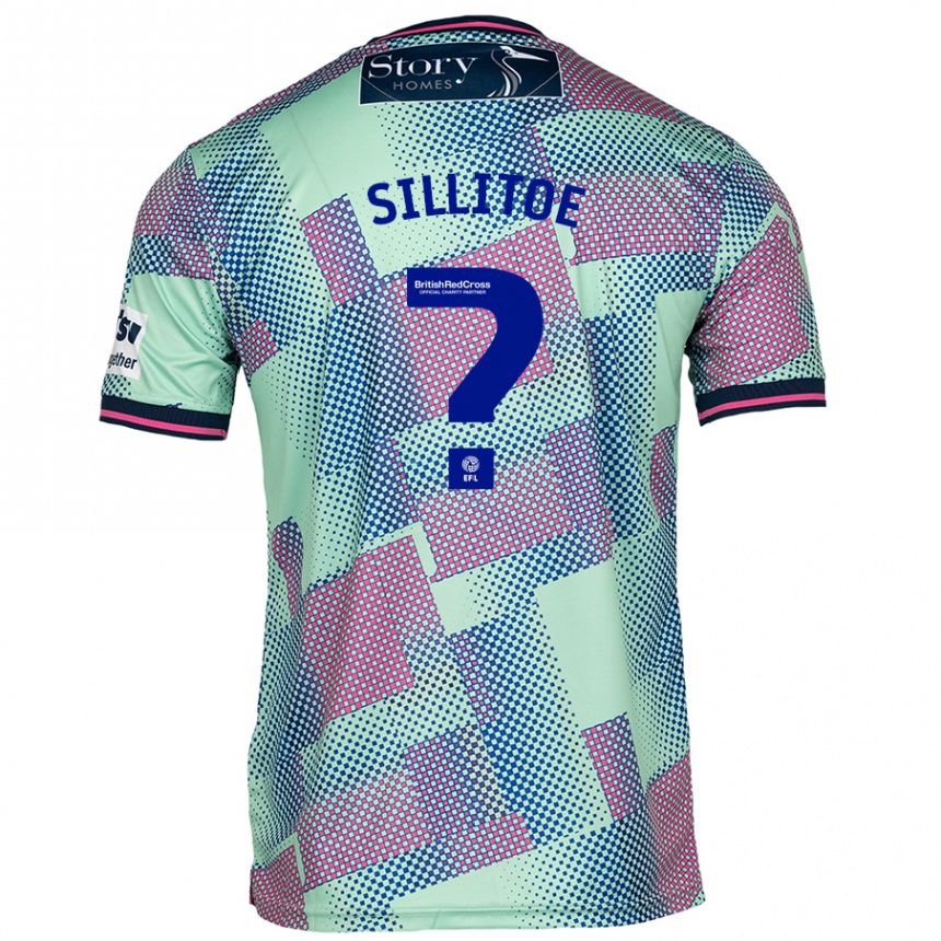 Kids Football Casey Sillitoe #0 Green Away Jersey 2024/25 T-Shirt Uk