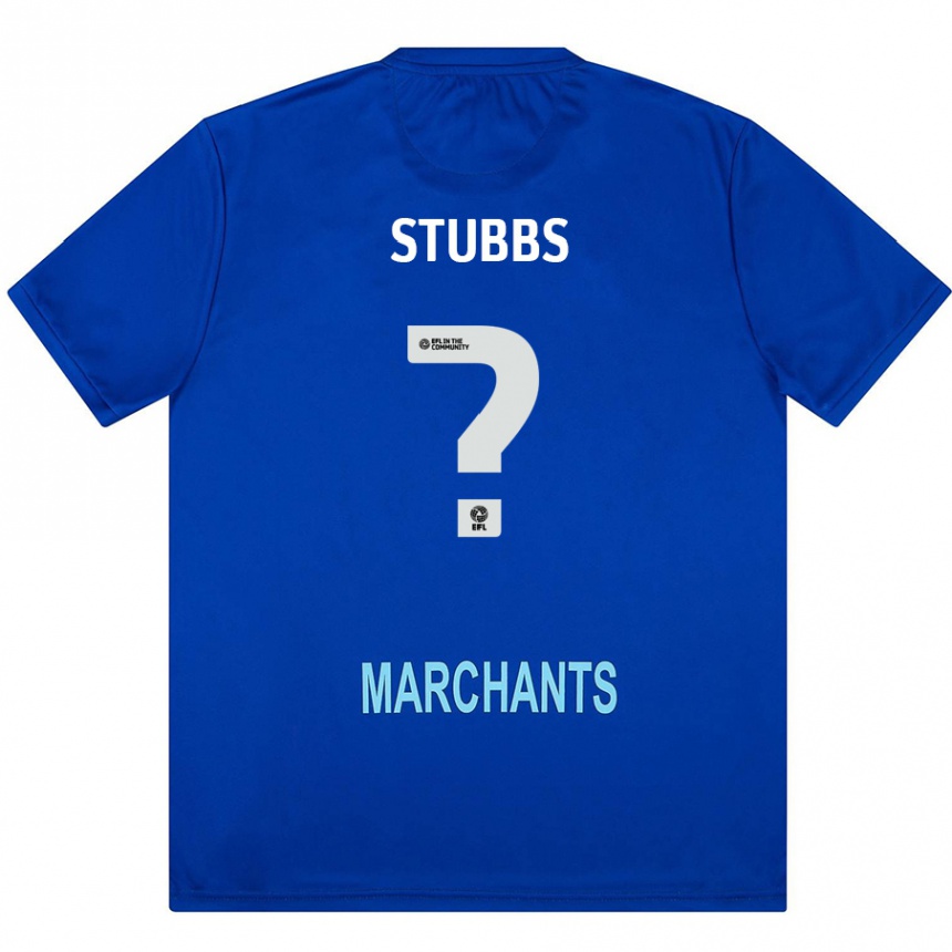 Kids Football Sam Stubbs #0 Green Away Jersey 2024/25 T-Shirt Uk