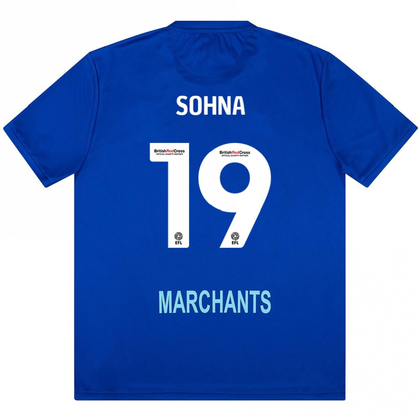 Kids Football Harrison Sohna #19 Green Away Jersey 2024/25 T-Shirt Uk